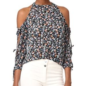 New Veronica Beard Flynn bow blouse